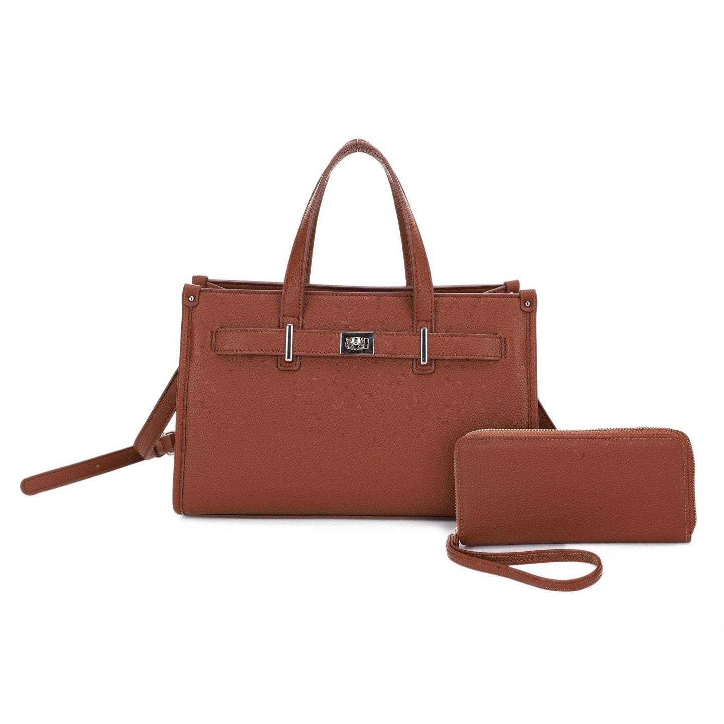 Georgie 2 in 1 Satchel/Crossbody Bag and Wallet Set