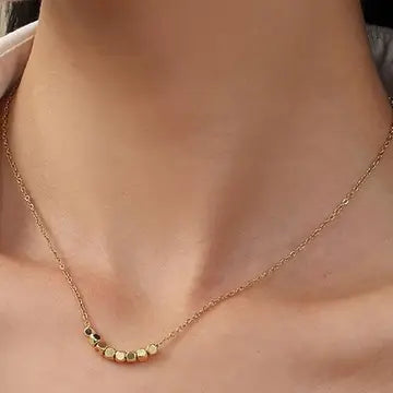 Titanium Steel Classic Cube Necklace