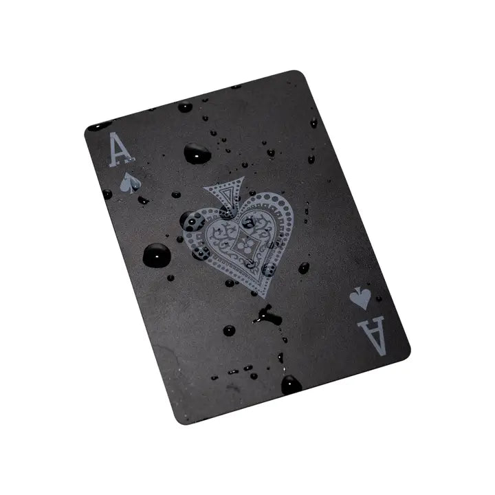 Men's Black Edition Waterproof Card Deck | Plastic