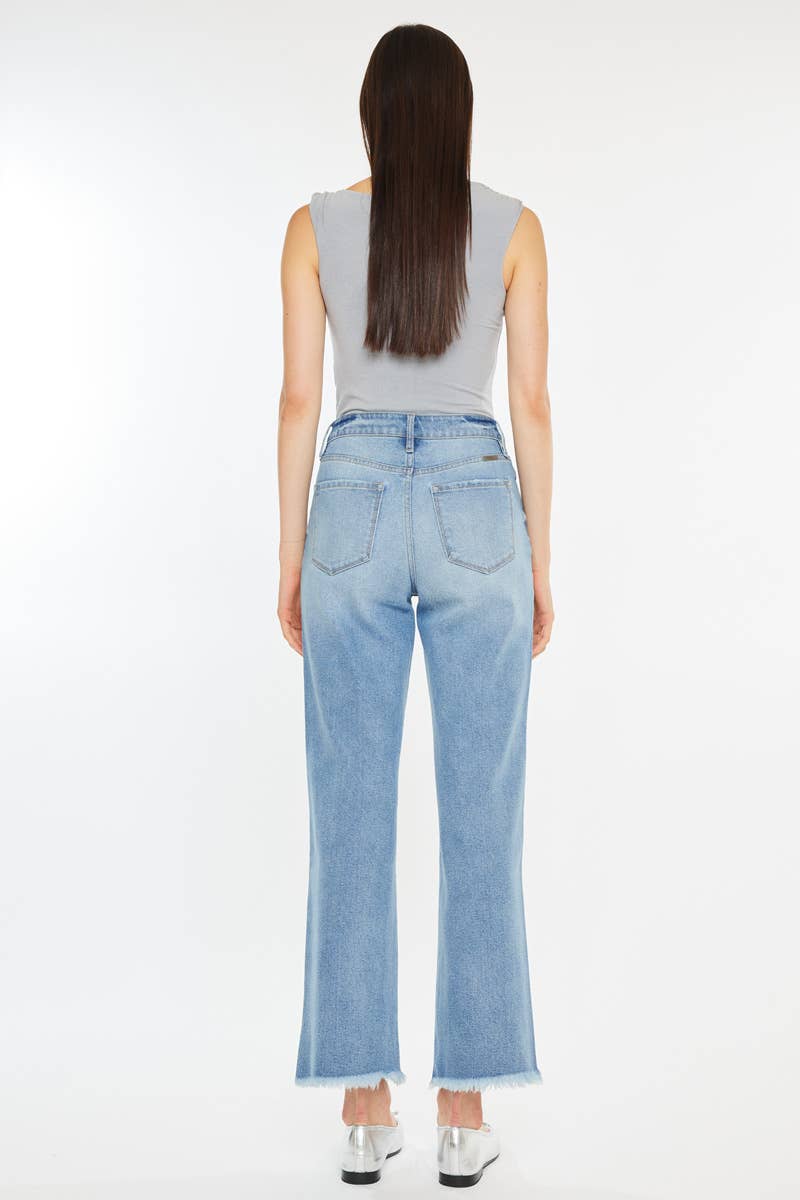 Kan Can High Rise Slim Wide Leg