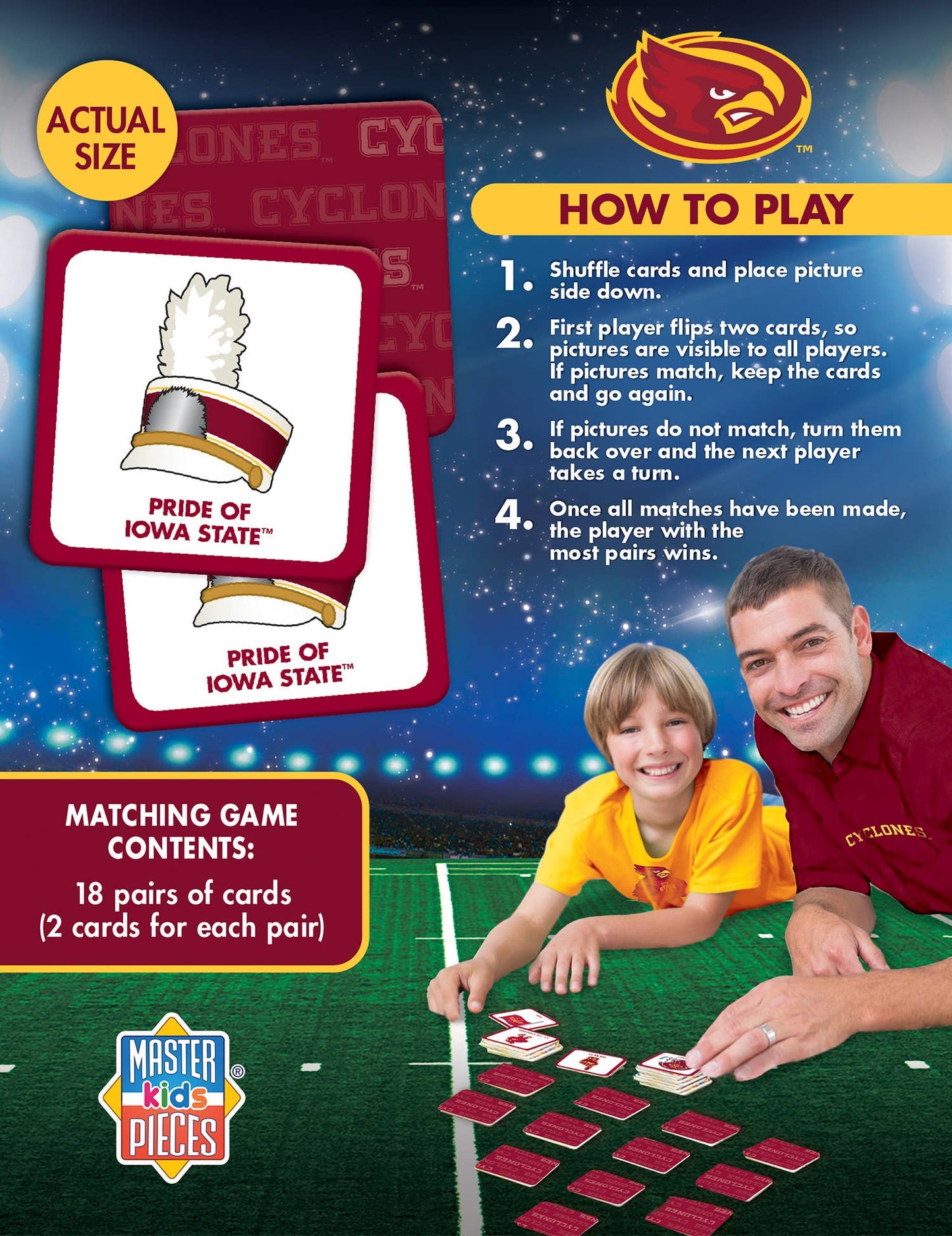Iowa State Cyclones Matching Game