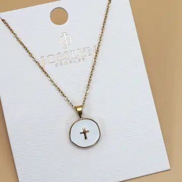 18K Cross Necklace
