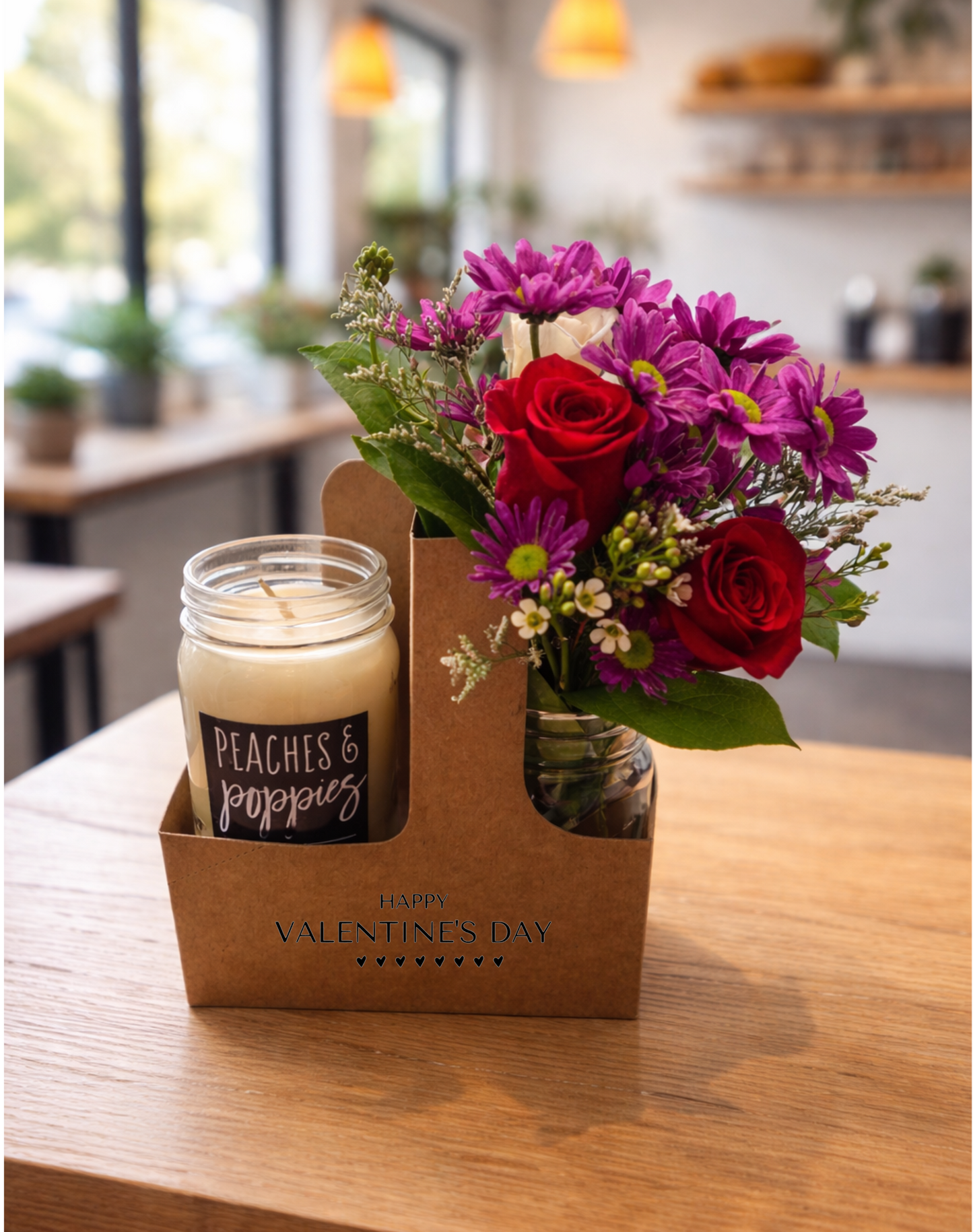 Candle + Floral Bundle