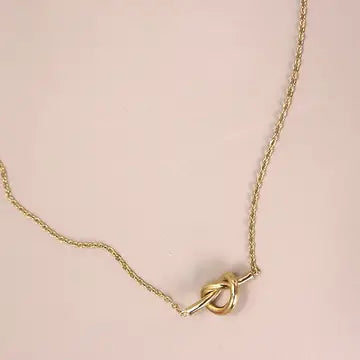 Titanium Steel Knotted Necklace