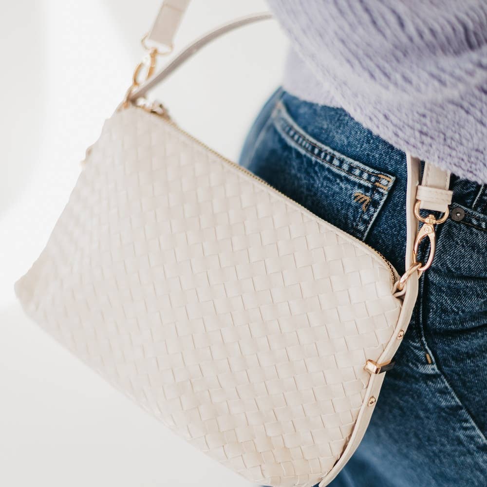 Harper Hobo Woven Shoulder Bag