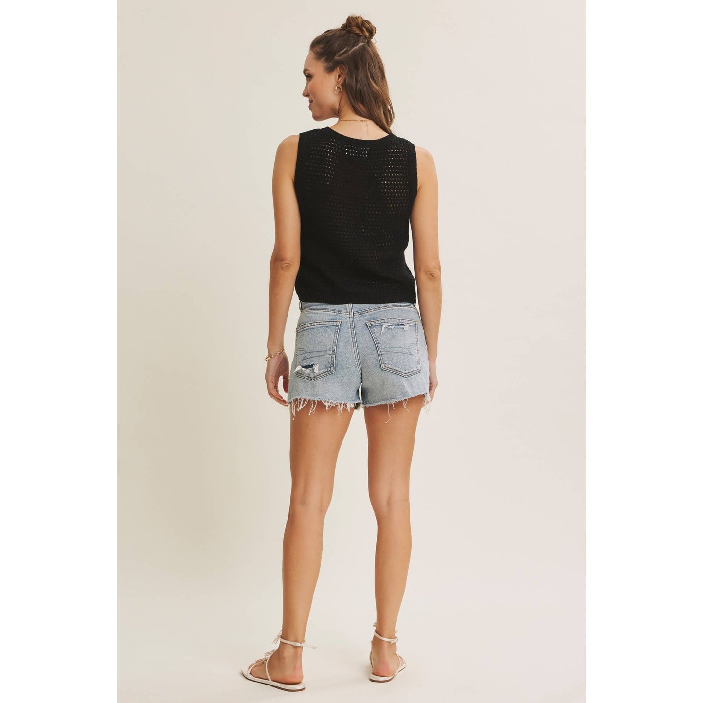 Bloom Detail Sweater Vest