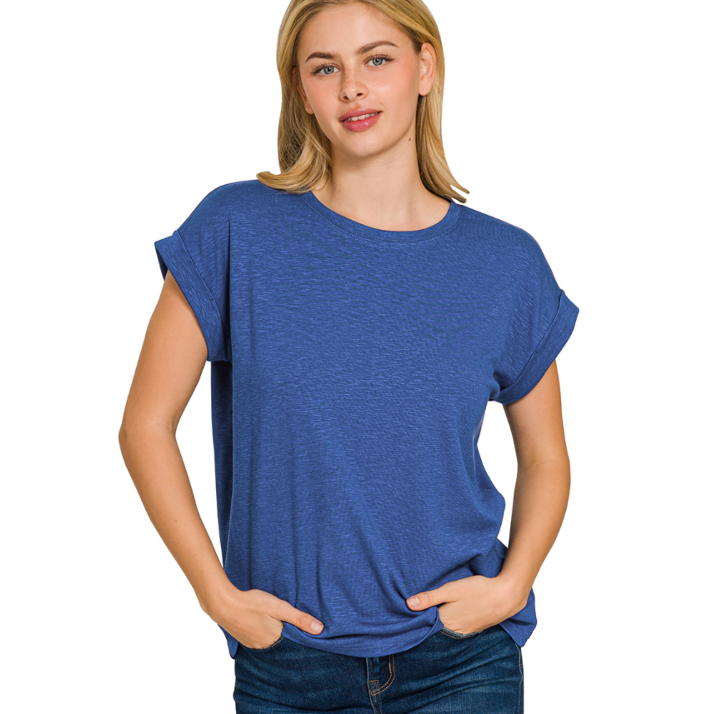 Folded Sleeve Tee