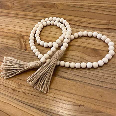 Farmhouse bead garland