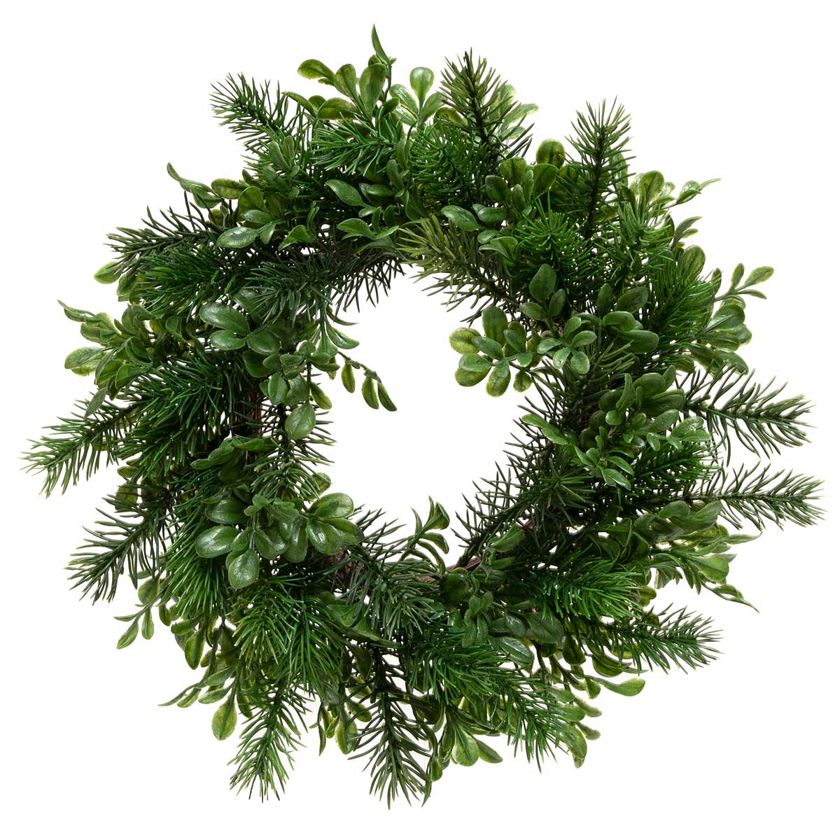 Mini Winter Garden Pine Wreath