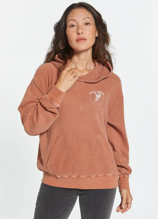 Free spirit hoodie orange Clearance