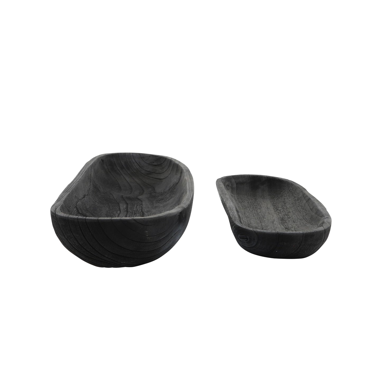 Wood Oval Shaped Decorative Plate