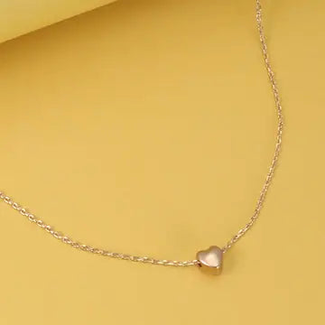 Mini Puffy Heart Necklace