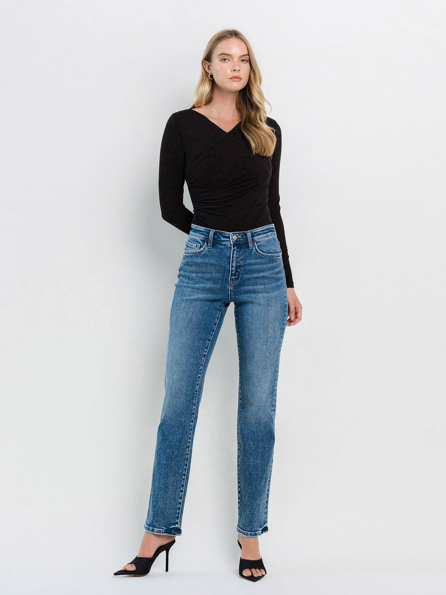 Illuminate Flying Monkey High Rise Straight Jean