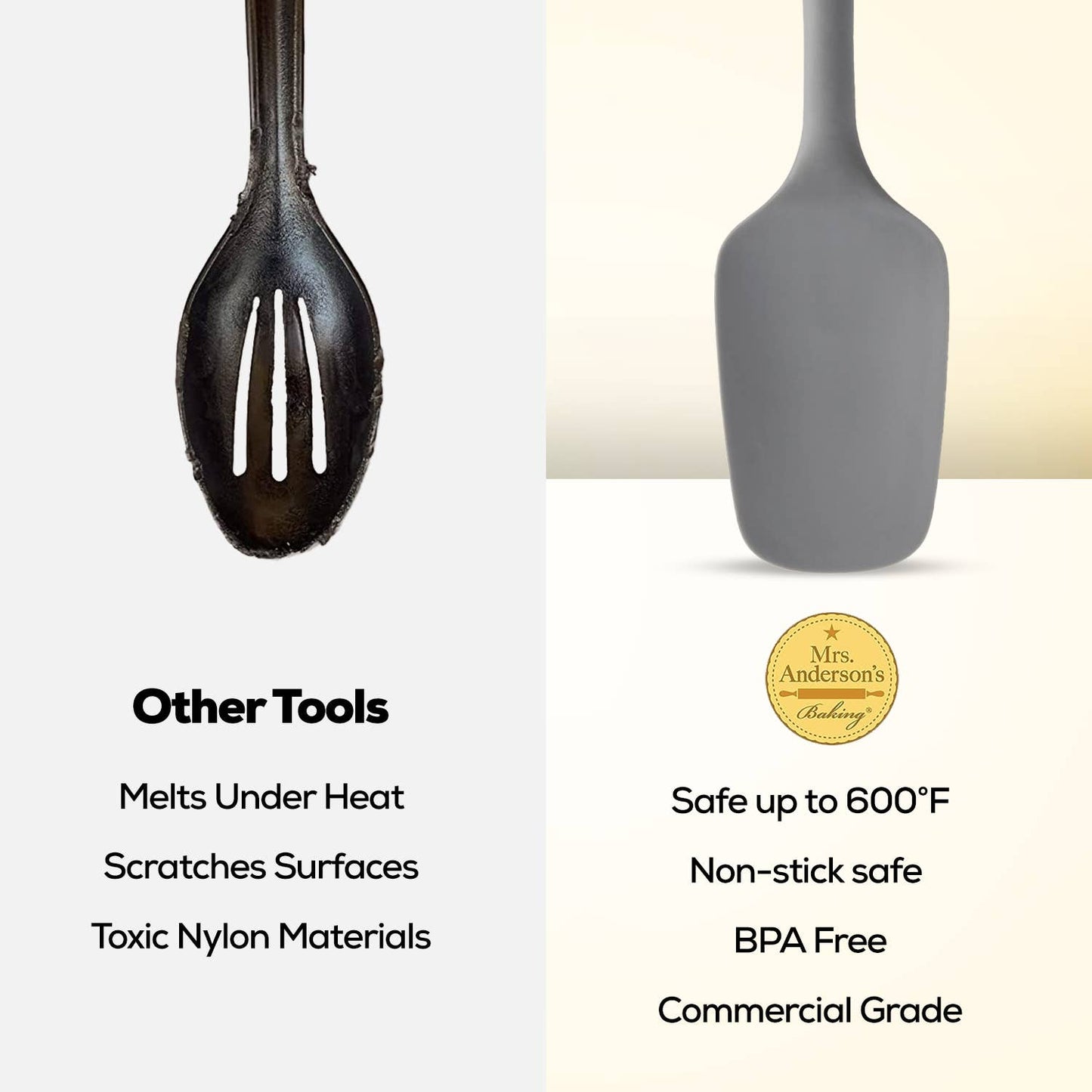Mrs. Anderson's Baking Silicone Spoon Spatula