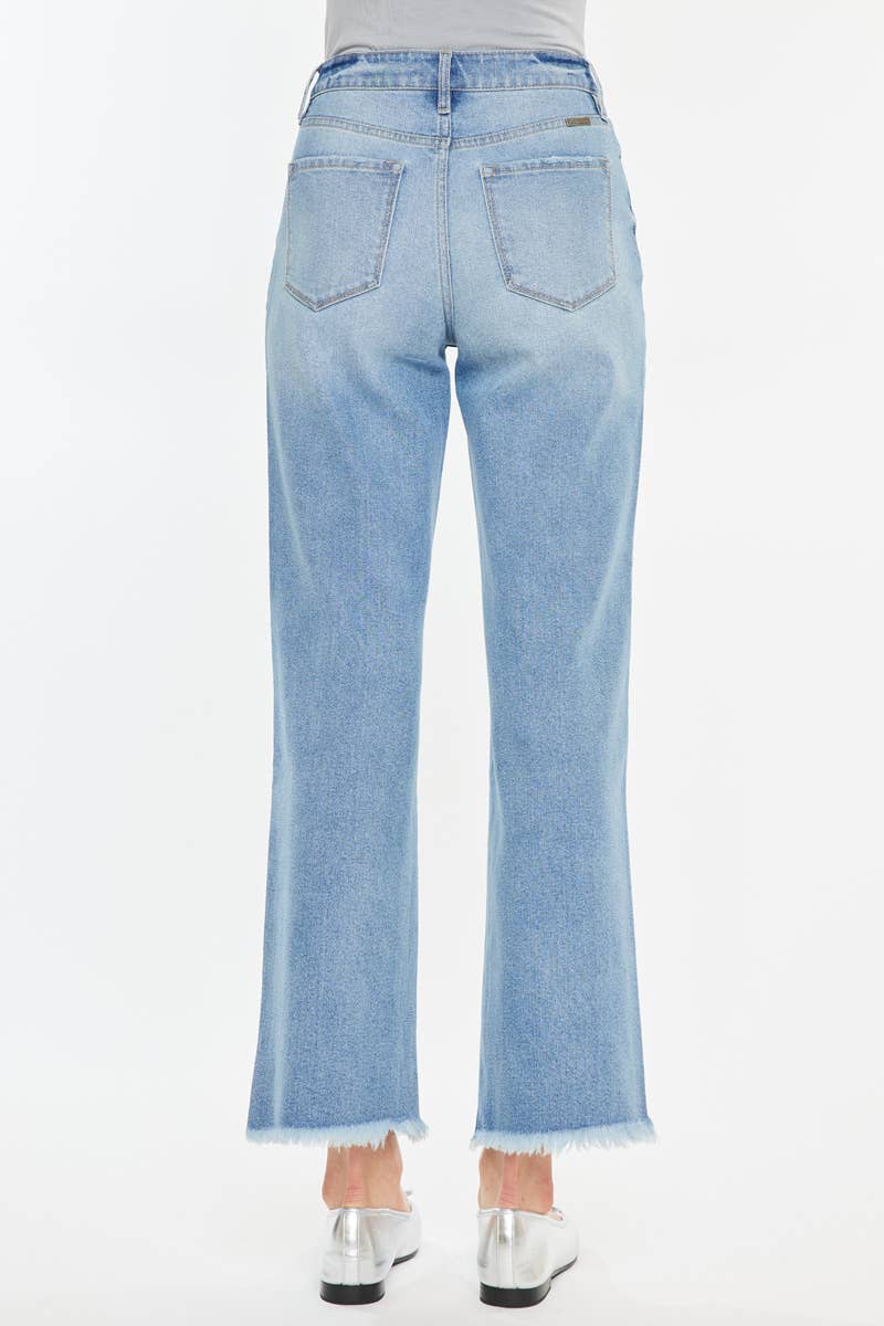 Kan Can High Rise Slim Wide Leg