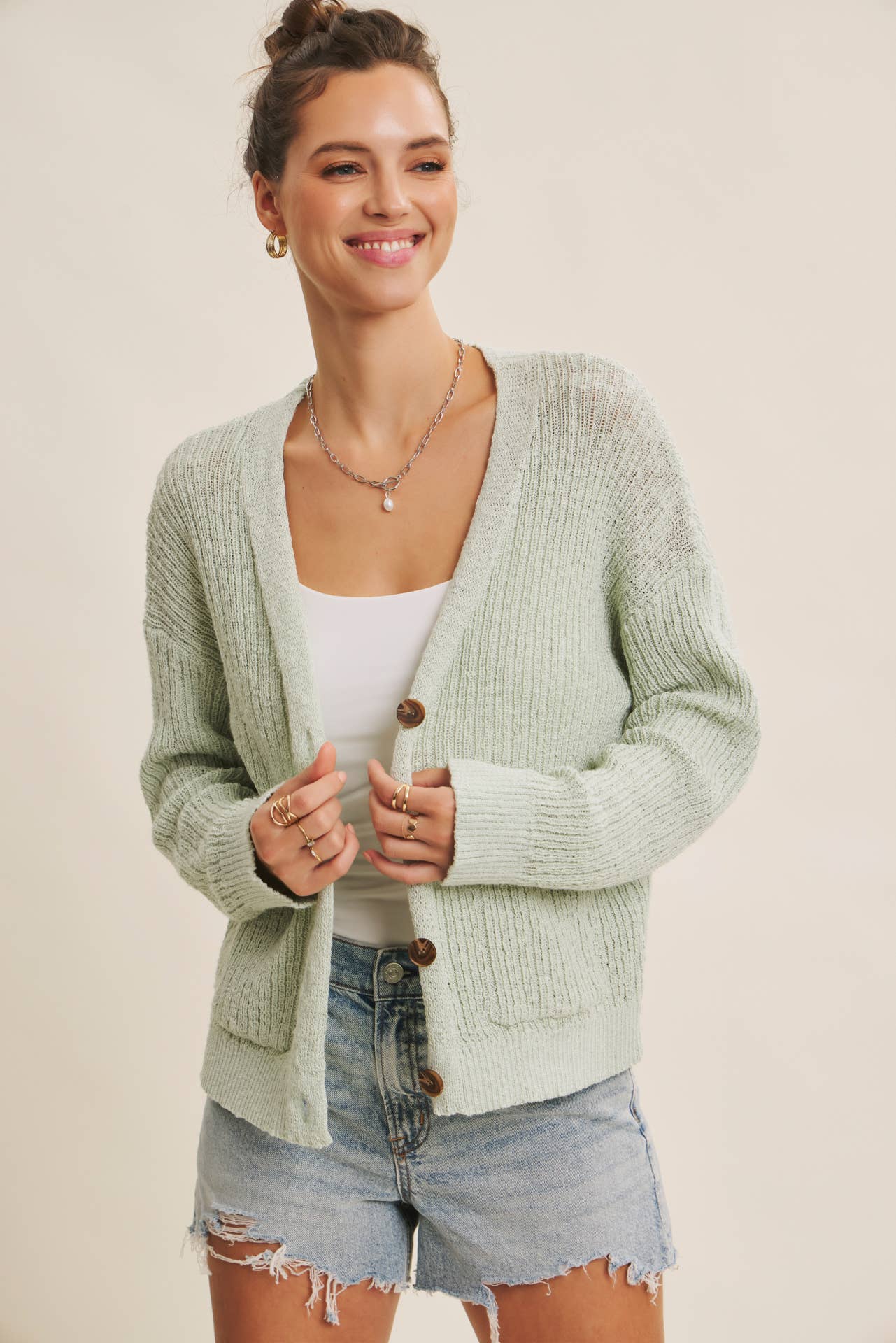 The Easy Days Ribbed Cardigan