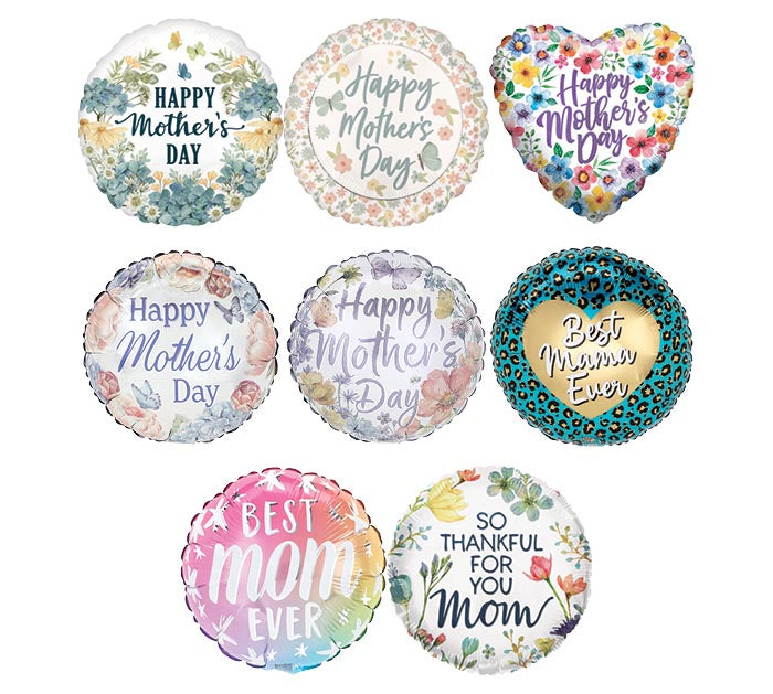 9" Air- Filled Mother's Day Balloon