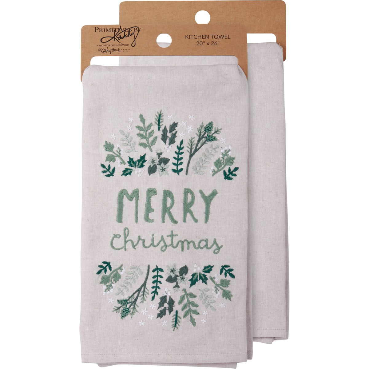 Christmas Greens Kitchen Towel