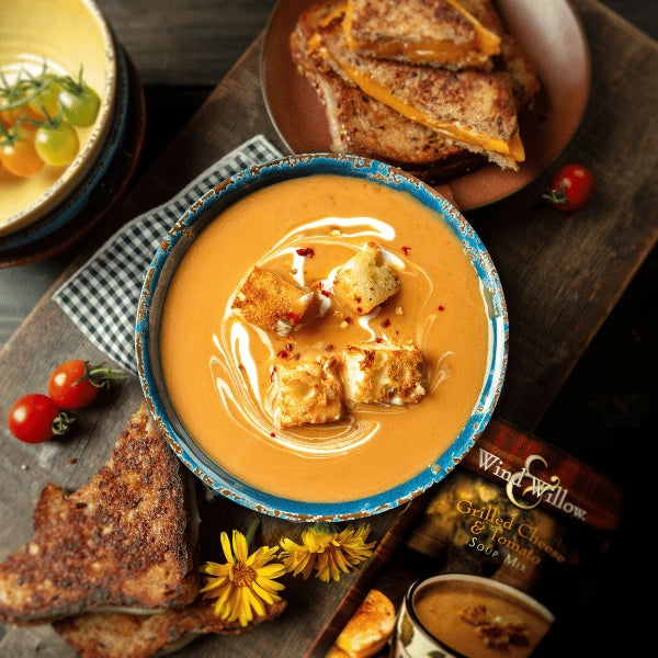 Grilled Cheese & Tomato Soup for One