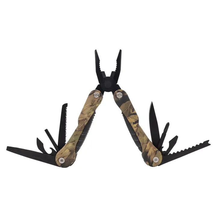 Camo 14 Pc Multi-Tool | Camo Fishing & Camping Multi-Tool