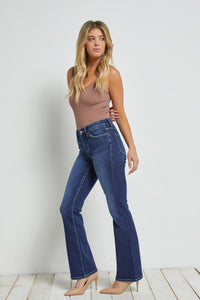 Cats Eye Mica Mid-Rise Bootcut Jean