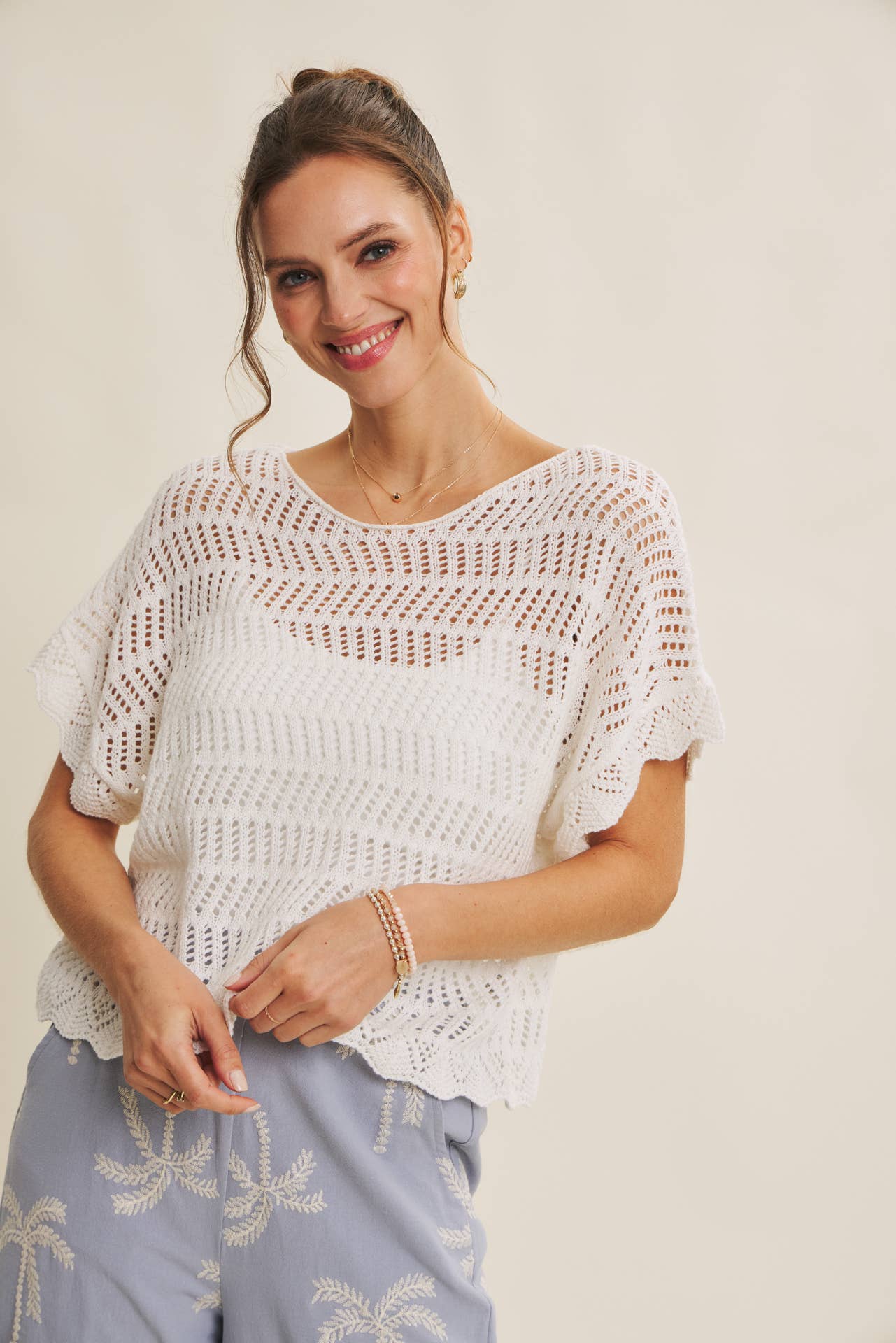 Breezy Days Crochet Sweater