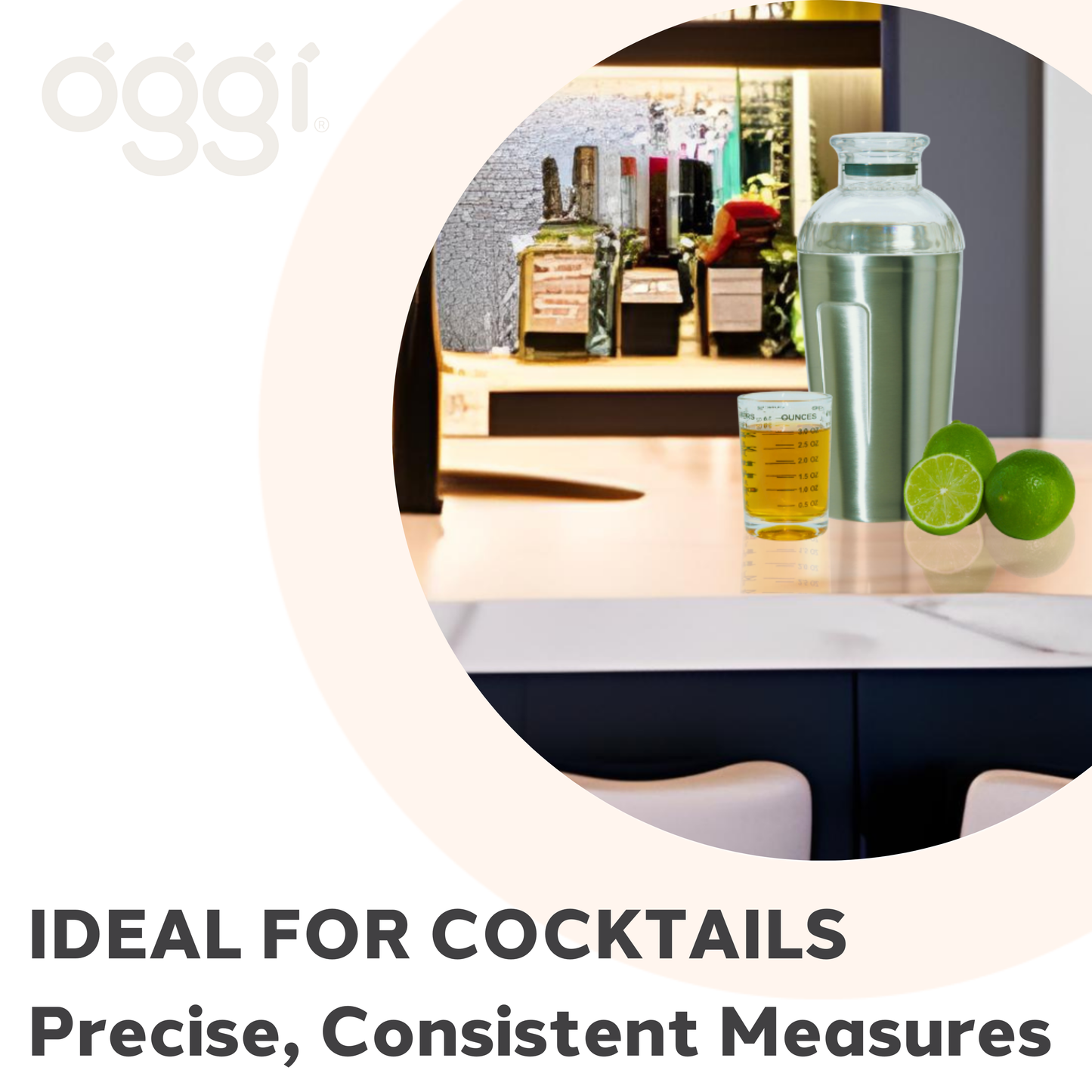 Shot Glass with Measurement Markings - 3 oz/90 ml
