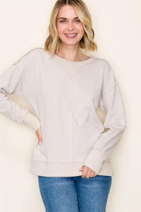 Everyday Cozy Contrast Pullover