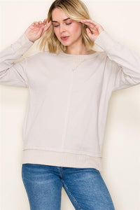 Everyday Cozy Contrast Pullover