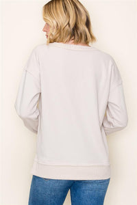 Everyday Cozy Contrast Pullover