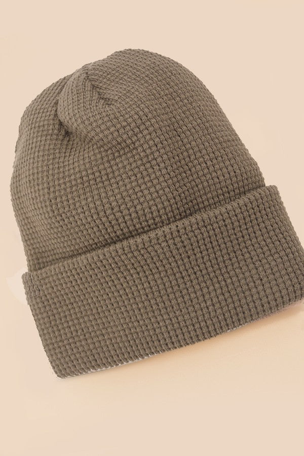 Soft Ribbed Knit Beanies