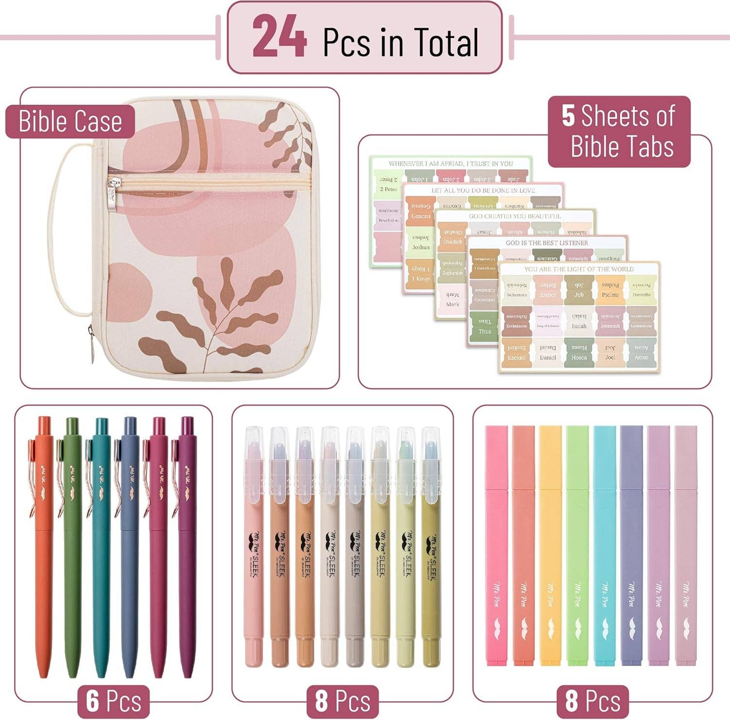 Bible Journaling Kit 24 Piece Set