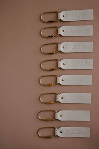 Be The Light Blonde Key Fob | Christian Keychain 