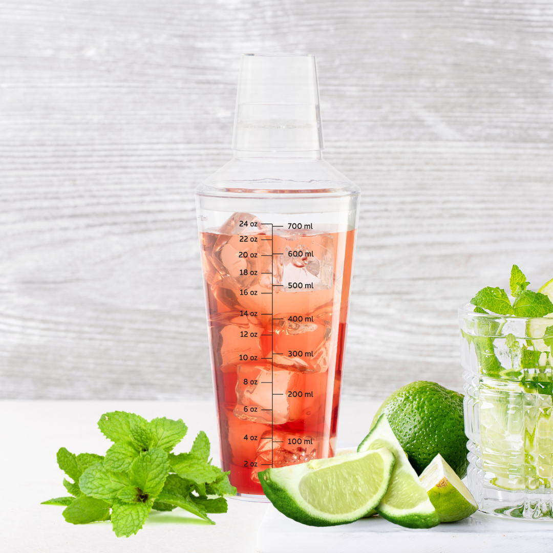 Cocktail Shaker, 24oz Clear
