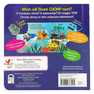 Chomp Chomp Shark Board Book with Finger Puppet