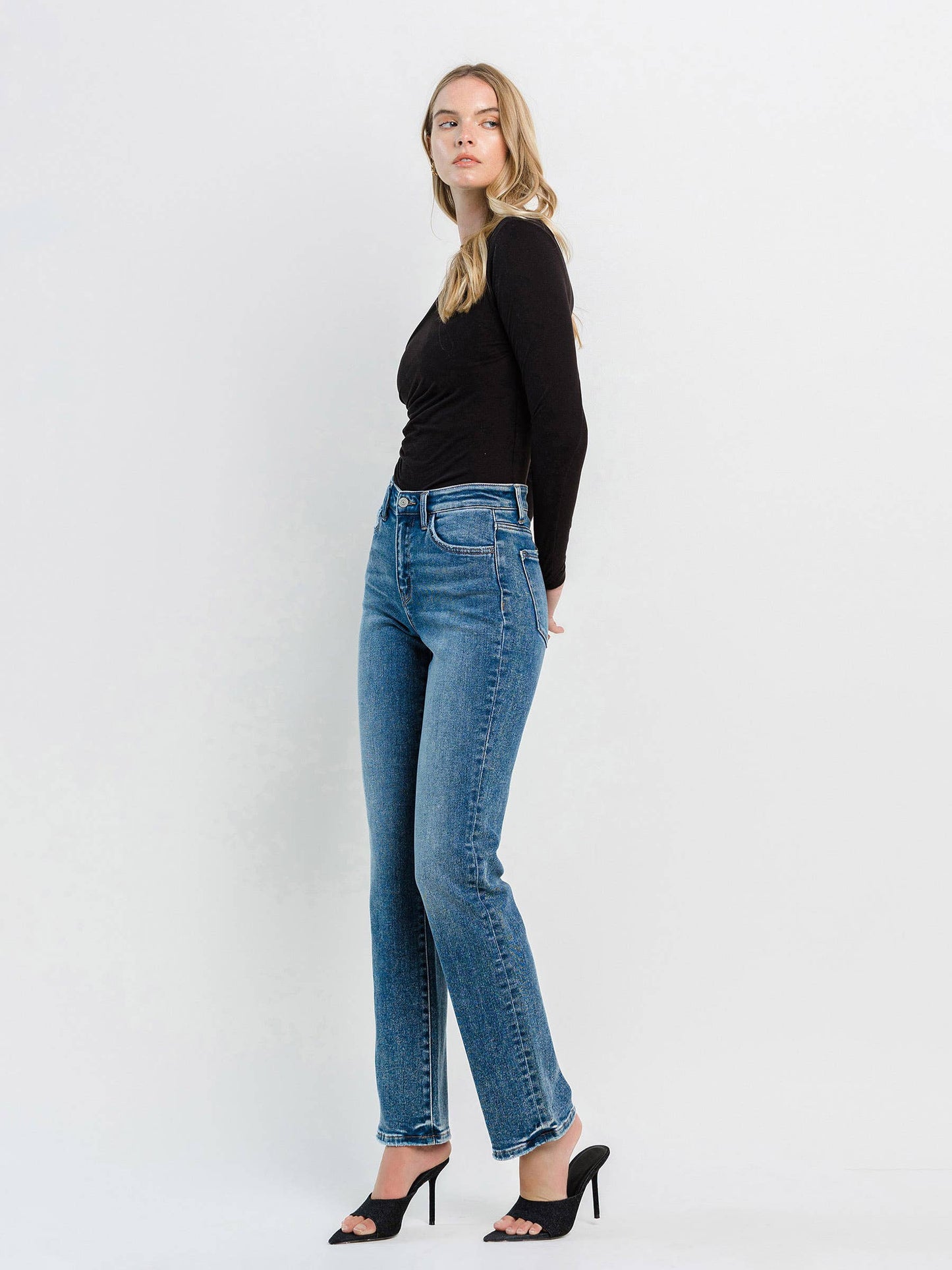 Illuminate Flying Monkey High Rise Straight Jean