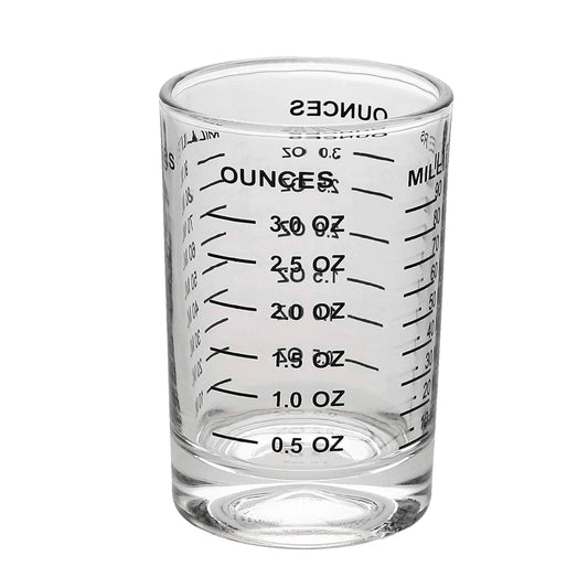 Shot Glass with Measurement Markings - 3 oz/90 ml