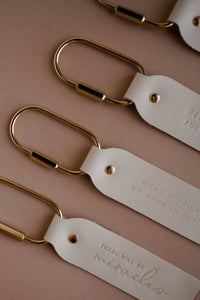 Be The Light Blonde Key Fob | Christian Keychain 