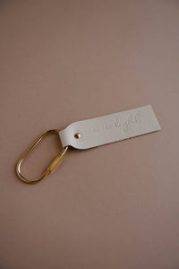 Be The Light Blonde Key Fob | Christian Keychain 