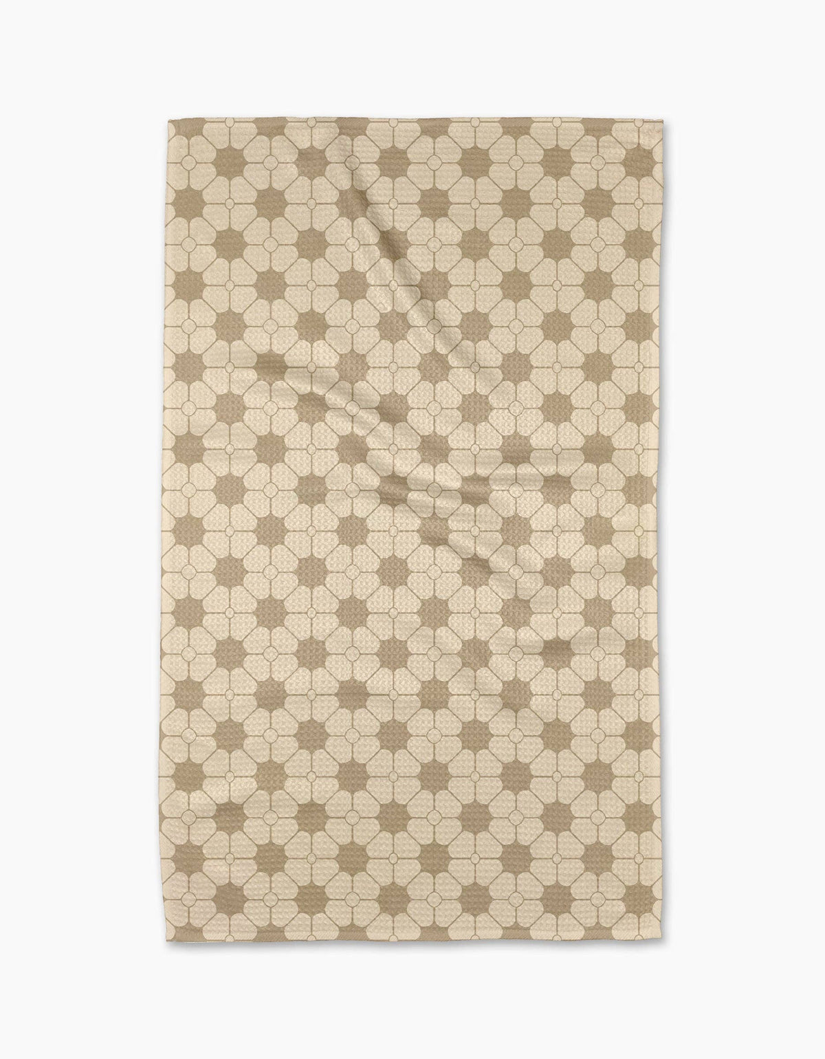 Flora Tile Tea Towel
