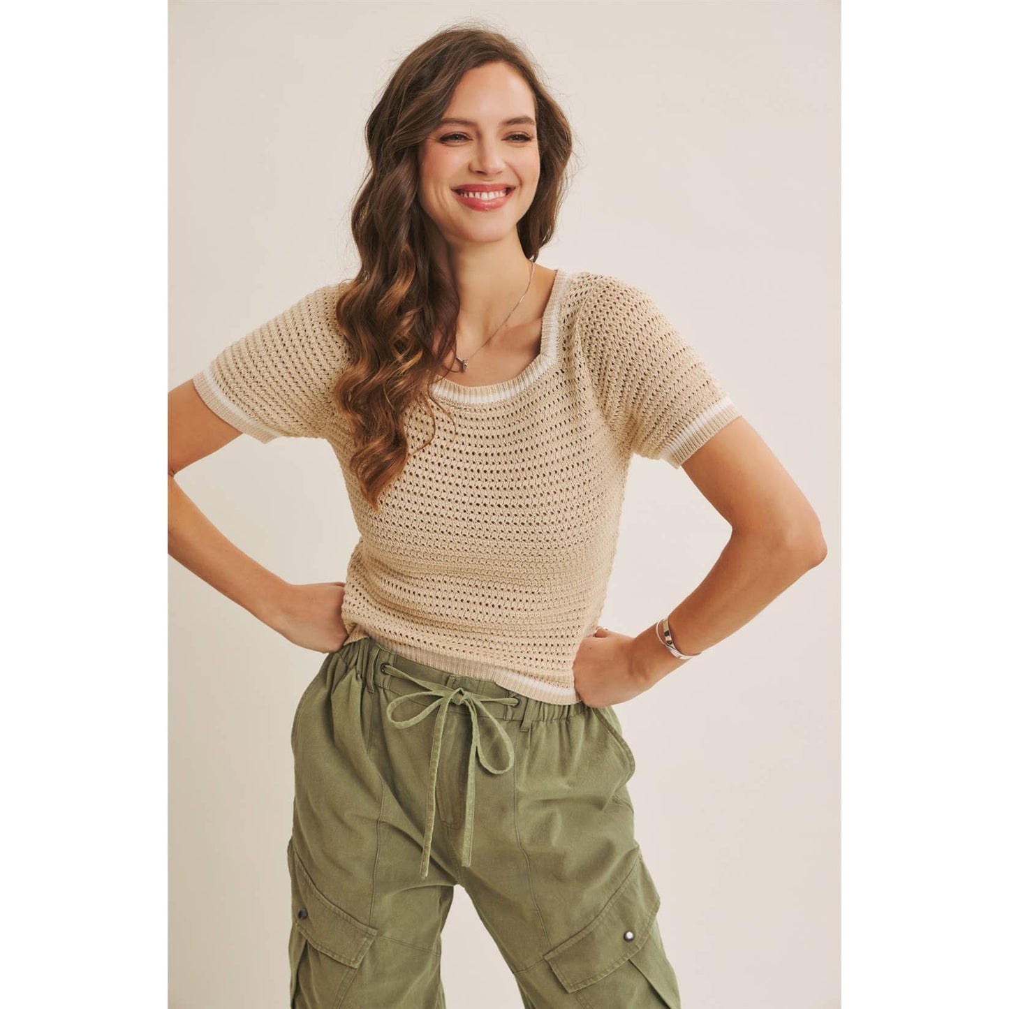 Clean Lines Square Neck Knit