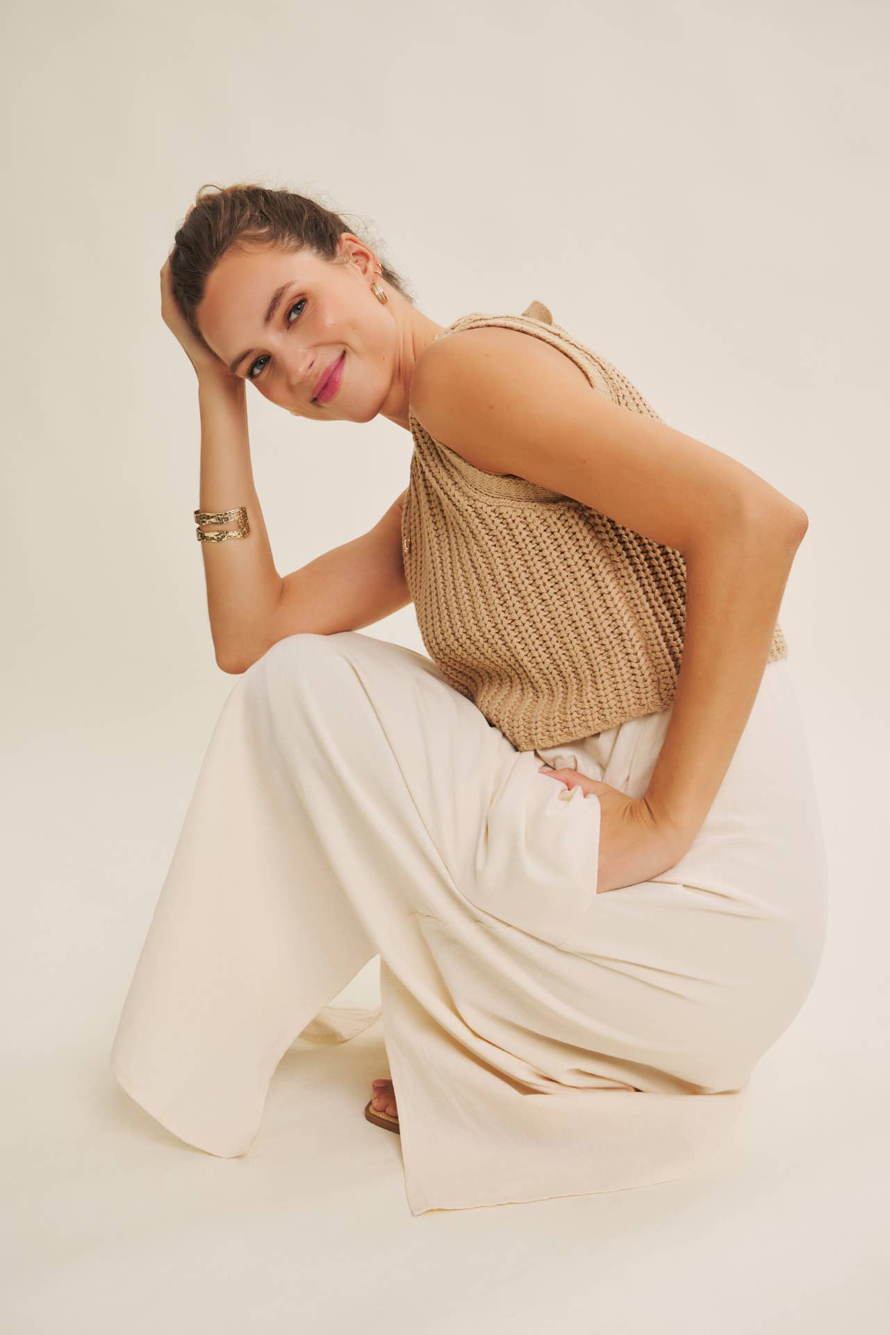 TRUE CUSTOMER FAVORITE CHUNKY SWEATER TWOFER MIDI DRESS