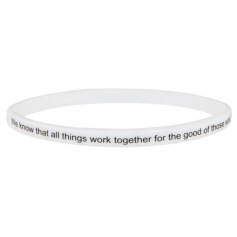 Silicone Bracelet - Scripture Verses - 4pc