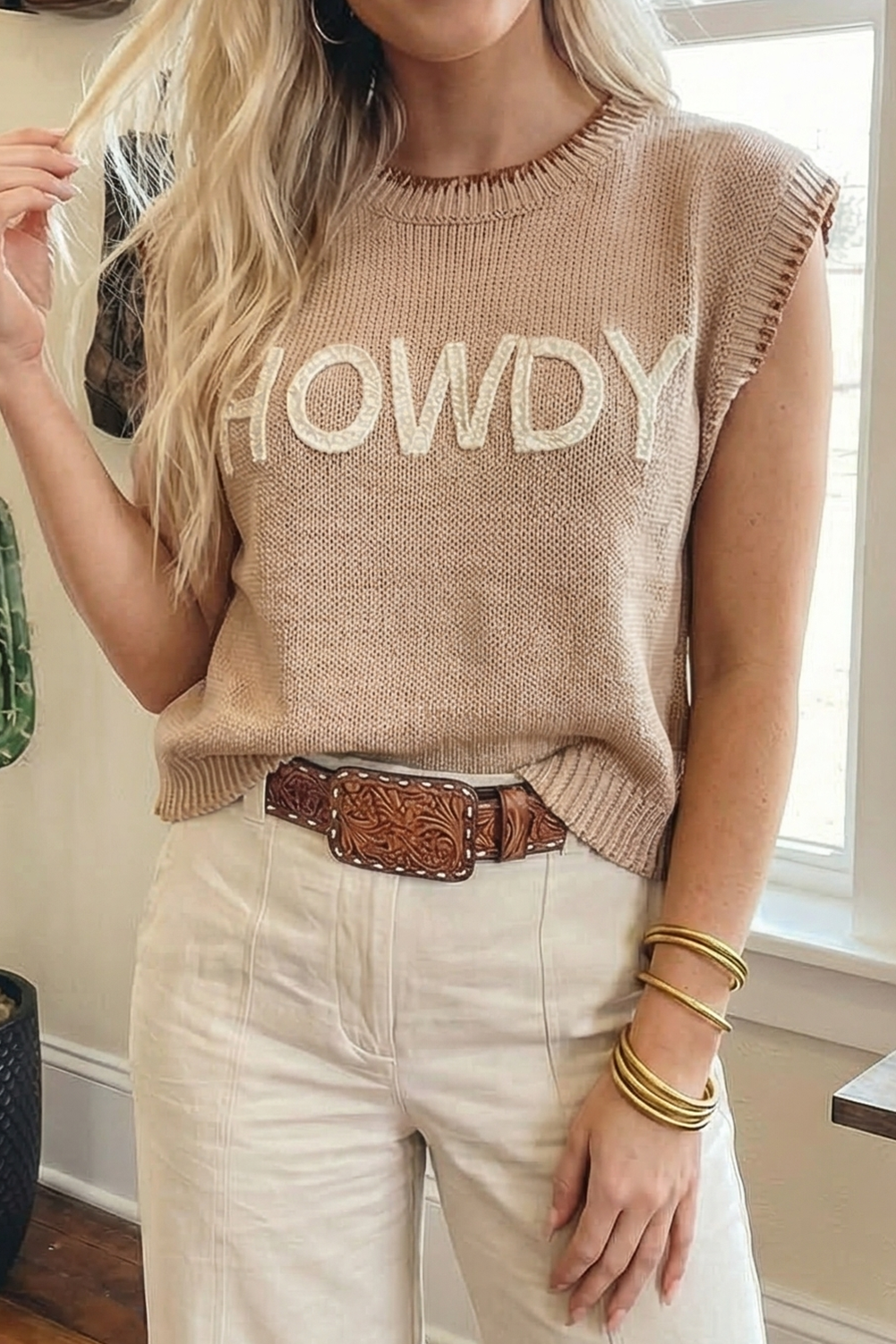 Howdy Embroidered Tank