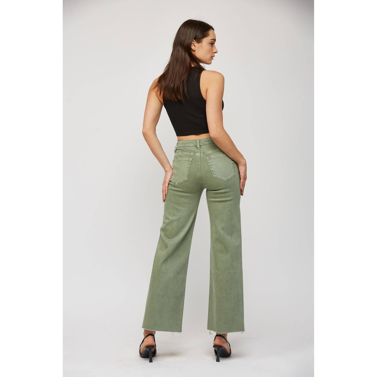 Mica High Rise Wide Leg Crop Sacramento