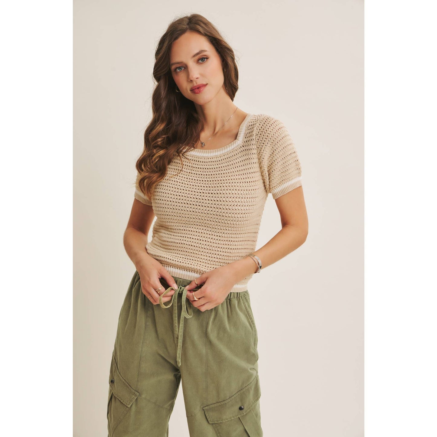 Clean Lines Square Neck Knit