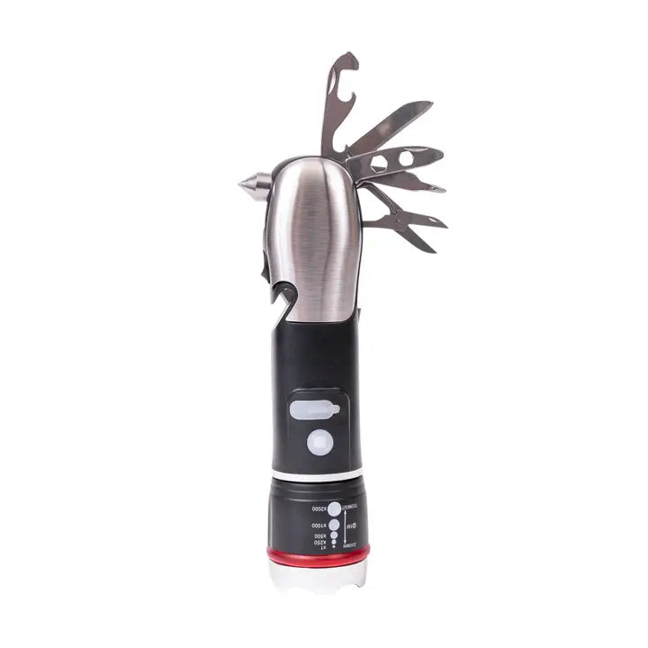 Glove Box Survival Tool & Flashlight
