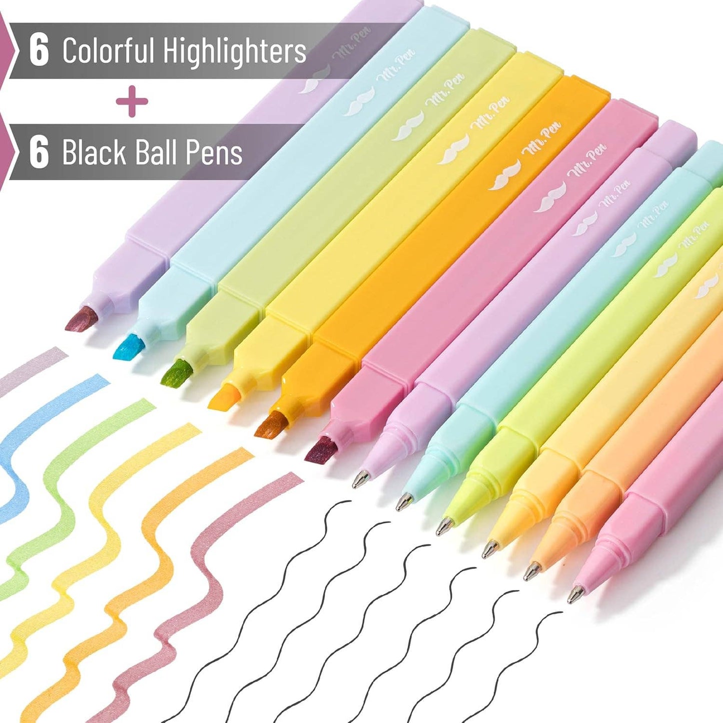 Bible Safe Pastel Highlighters Set