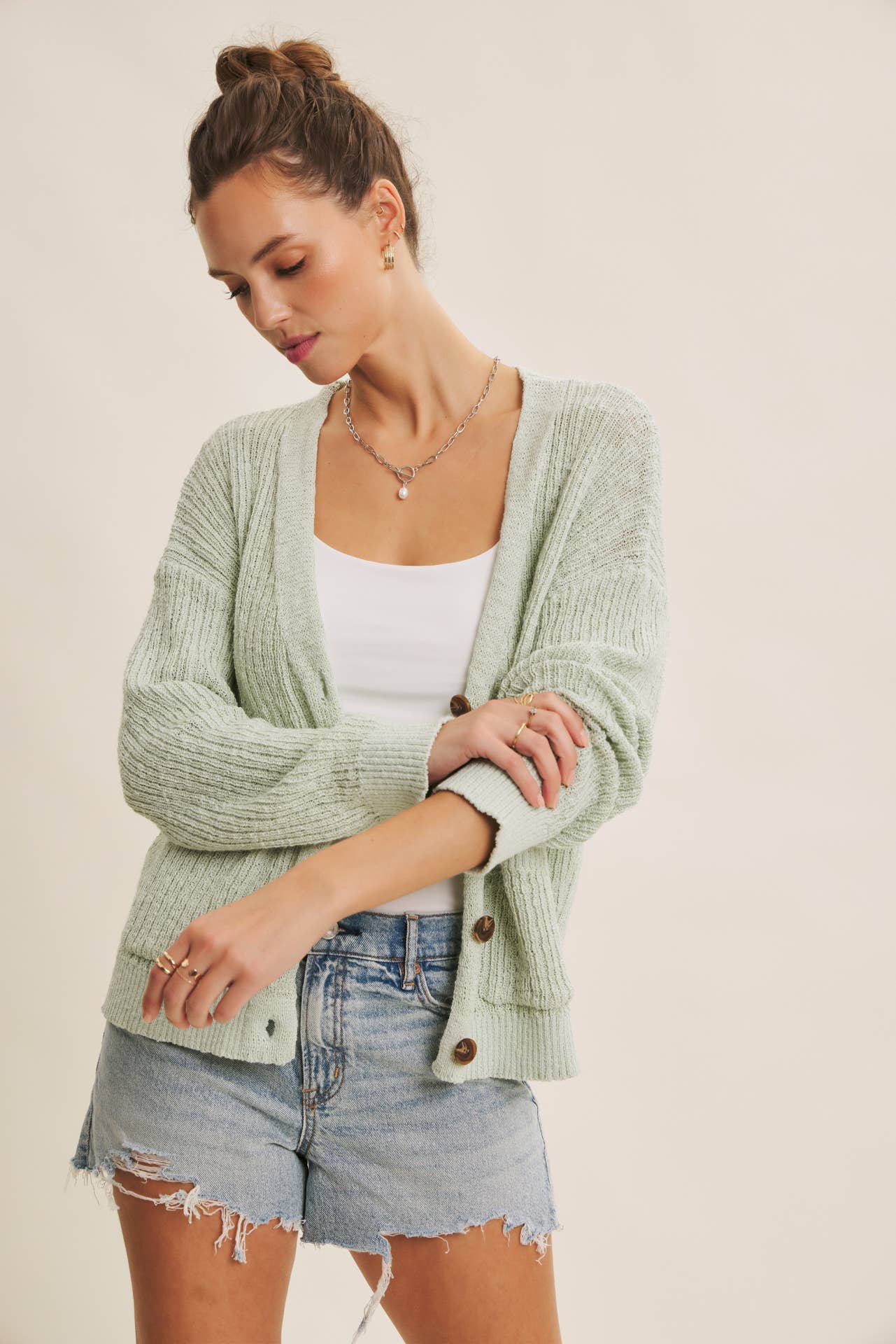 The Easy Days Ribbed Cardigan