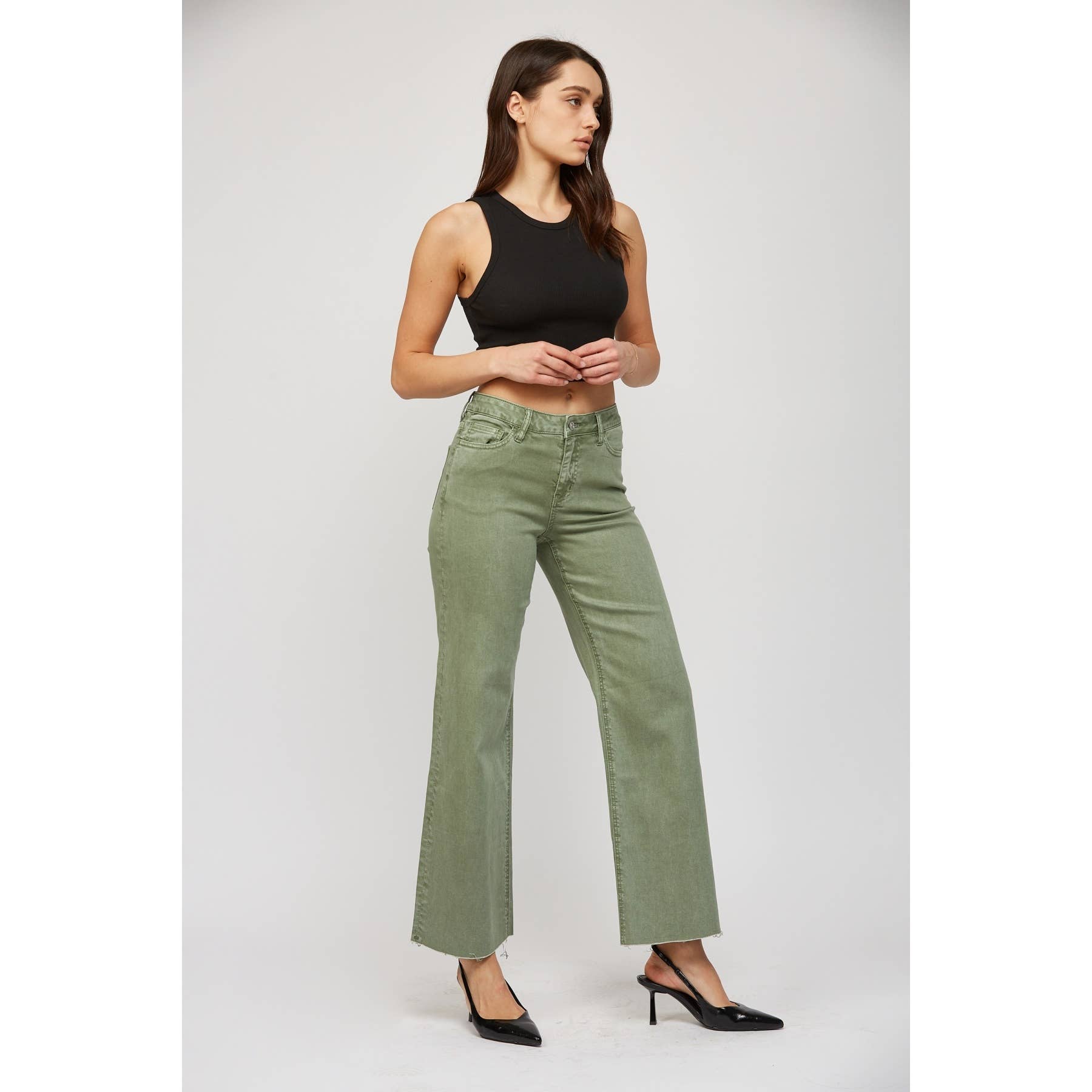 Mica High Rise Wide Leg Crop Sacramento